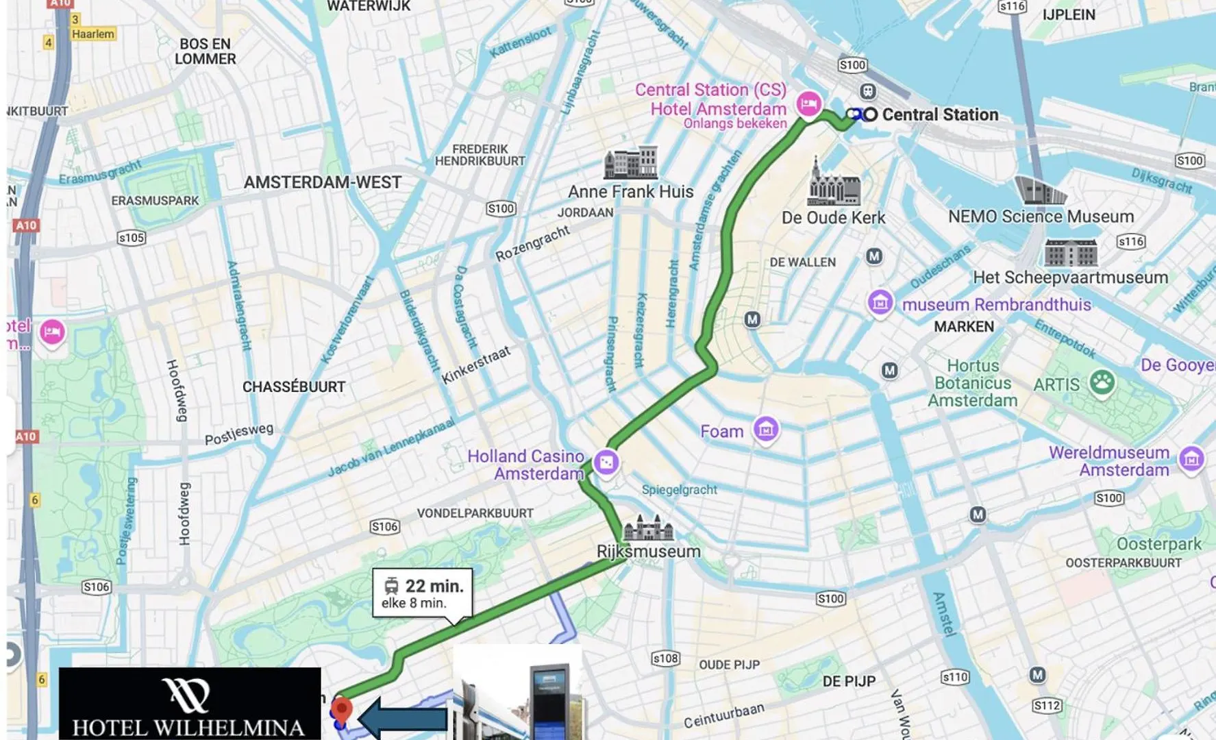 Aadam Hotel Wilhelmina Amsterdam 3*,